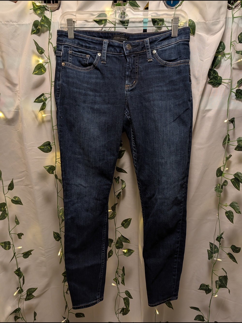 Silver Jeans Dark Blue Skinny Jeans